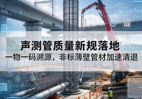 祁县声测管质量新规落地，一物一码溯源，非标薄壁管材加速清退