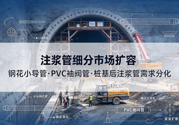祁县注浆管细分市场扩容，隧道钢花小导管、PVC 袖阀管、桩基后注浆管需求分化